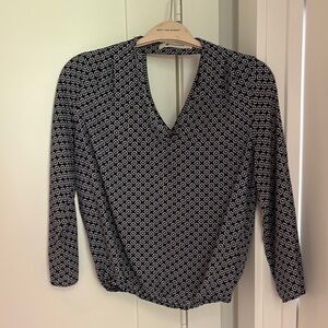 Impeccable pig cropped floral top size small